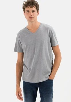 Herren Camel Active T-Shirts & Polos^Kurzarm T-Shirt aus biologischer Baumwolle