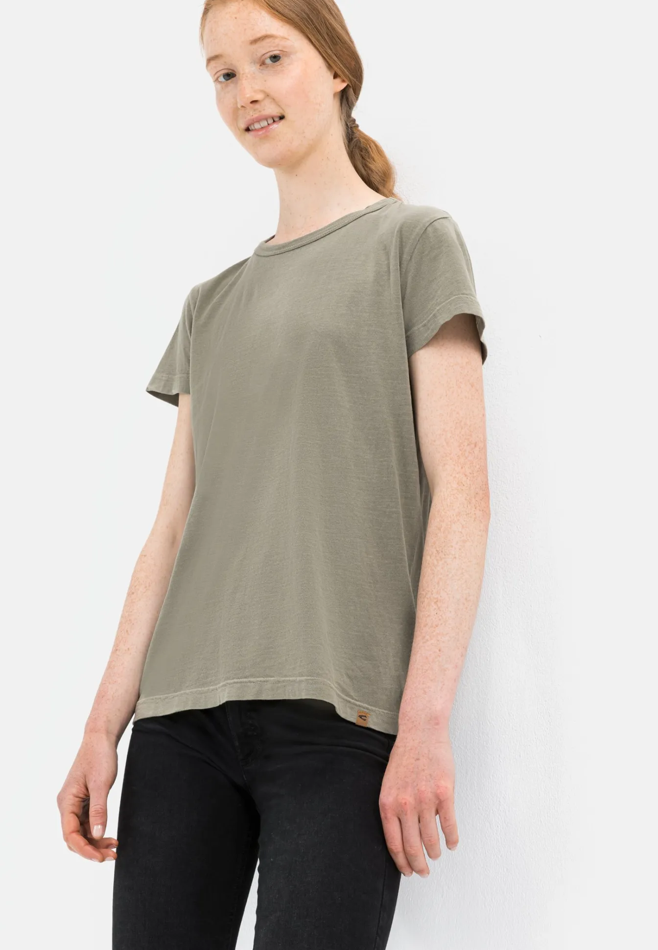 Damen Camel Active T-Shirts & Polos^Kurzarm T-Shirt aus Organic Cotton