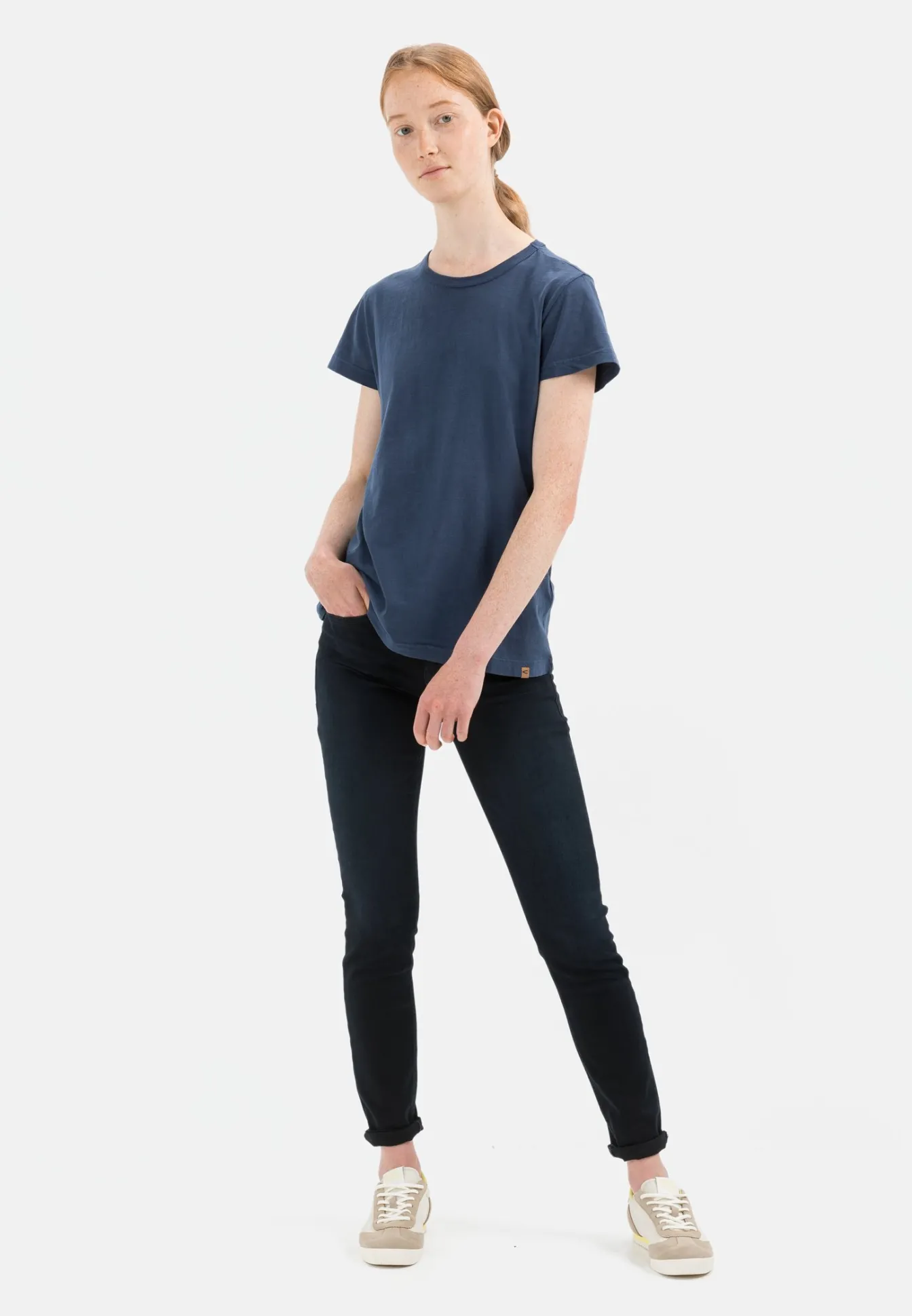Damen Camel Active T-Shirts & Polos^Kurzarm T-Shirt aus Organic Cotton