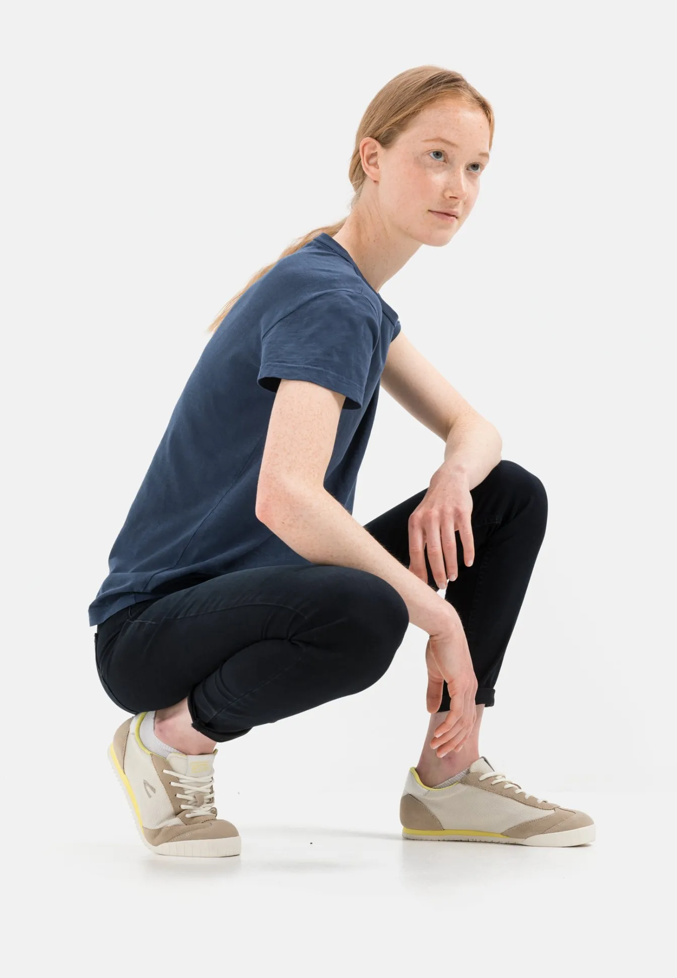 Damen Camel Active T-Shirts & Polos^Kurzarm T-Shirt aus Organic Cotton