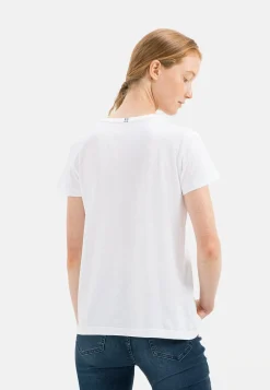 Damen Camel Active T-Shirts & Polos^Kurzarm T-Shirt aus Organic Cotton