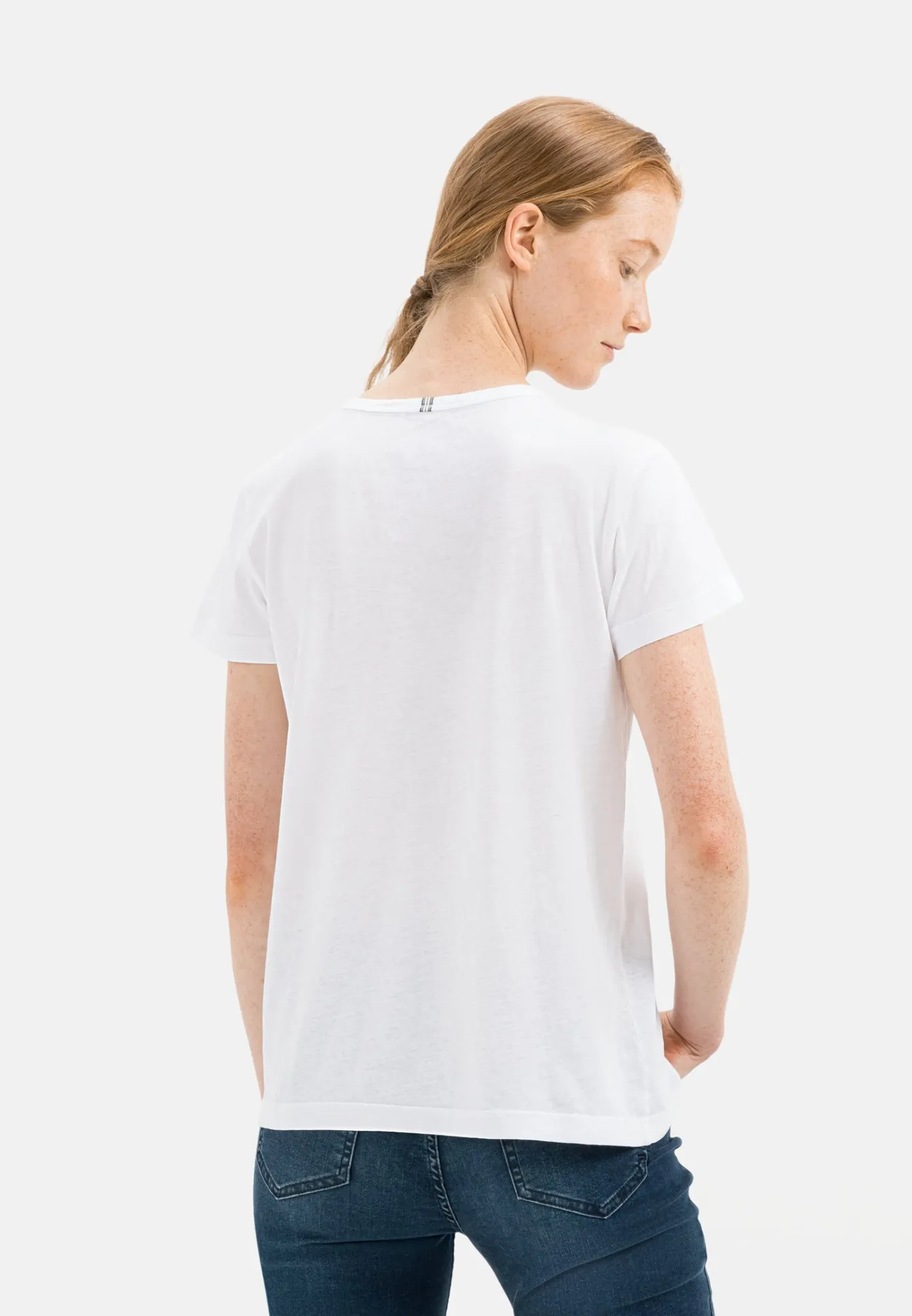 Damen Camel Active T-Shirts & Polos^Kurzarm T-Shirt aus Organic Cotton