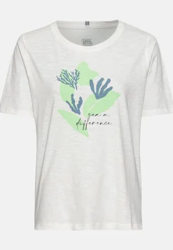 Damen Camel Active T-Shirts & Polos^Kurzarm T-Shirt aus zertifiziertem Organic Cotton