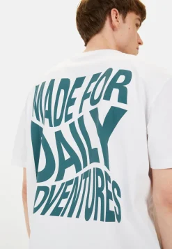 Herren Camel Active T-Shirts & Polos^Kurzarm T-Shirt mit Print