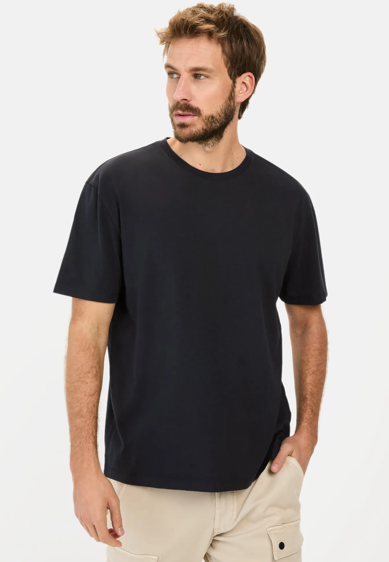 Herren Camel Active T-Shirts & Polos^Kurzarm T-Shirt mit Print