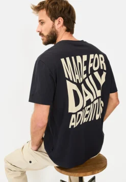 Herren Camel Active T-Shirts & Polos^Kurzarm T-Shirt mit Print