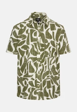 Herren Camel Active Hemden^Kurzarm-Hemd aus Piqué-Baumwolle