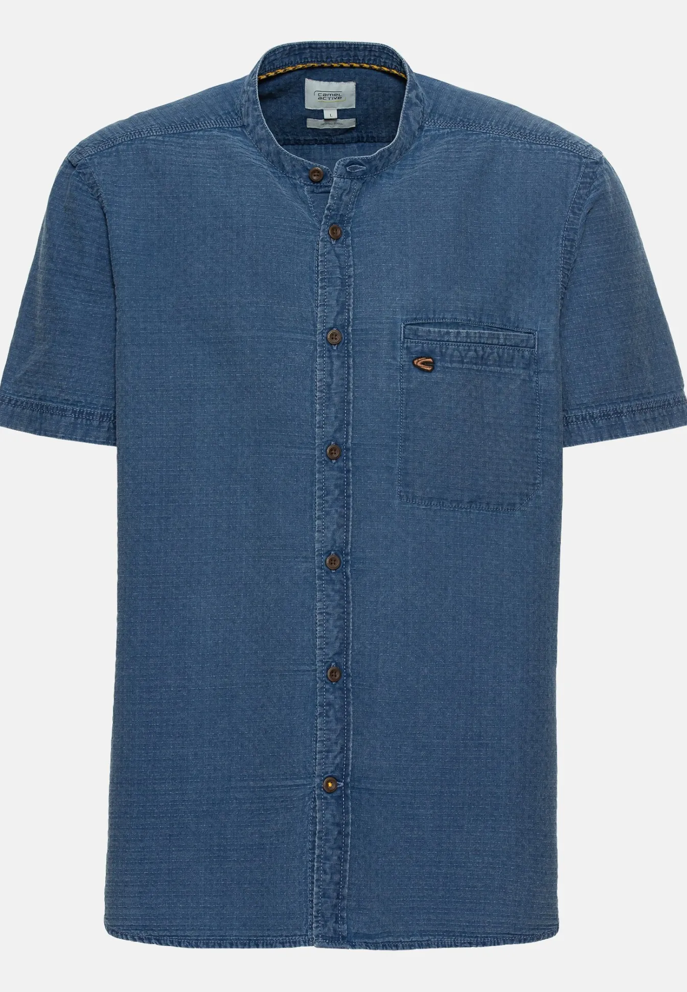 Herren Camel Active Hemden^Kurzarmhemd in Jeansoptik