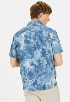 Herren Camel Active Hemden^Kurzarmhemd mit Allover-Print