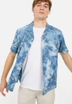 Herren Camel Active Hemden^Kurzarmhemd mit Allover-Print
