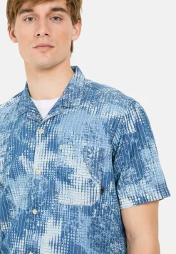 Herren Camel Active Hemden^Kurzarmhemd mit Allover-Print