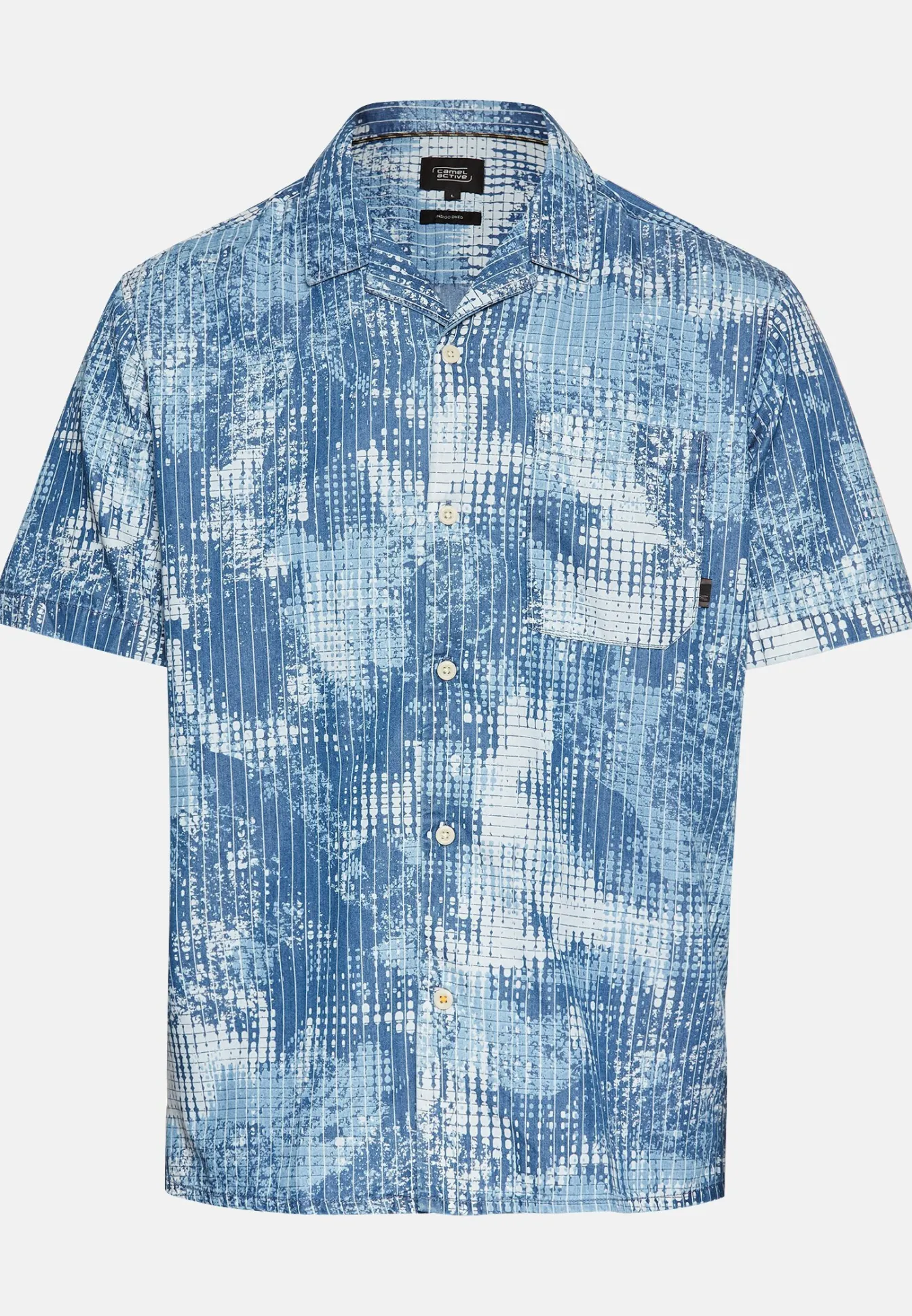 Herren Camel Active Hemden^Kurzarmhemd mit Allover-Print
