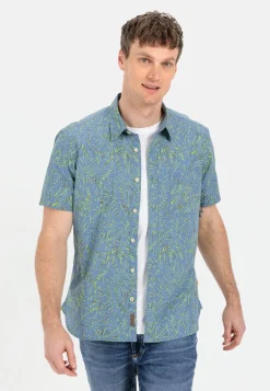 Herren Camel Active Hemden^Kurzarmhemd mit Allover-Print