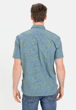 Herren Camel Active Hemden^Kurzarmhemd mit Allover-Print