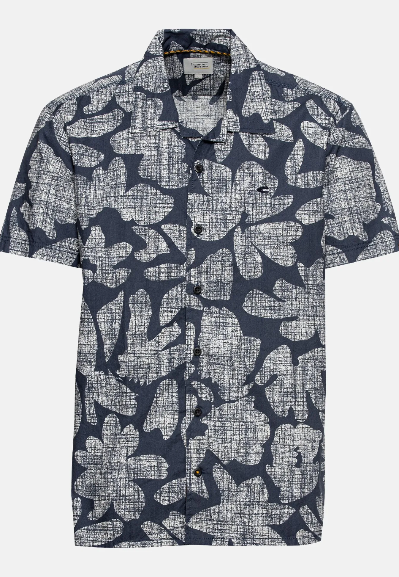 Herren Camel Active Hemden^Kurzarmhemd mit Allover-Print