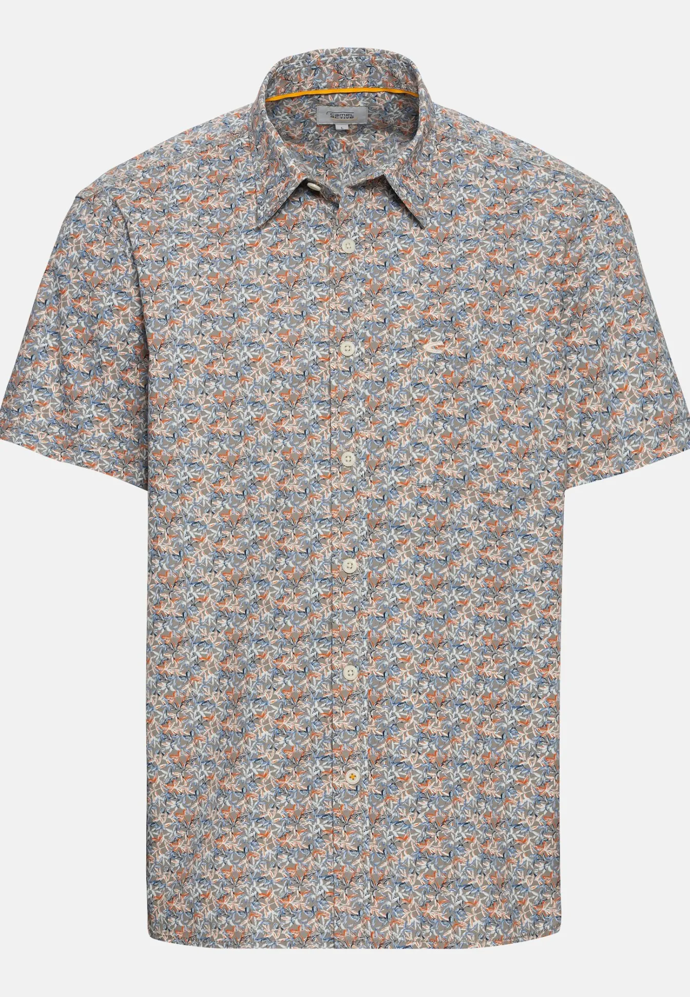 Herren Camel Active Hemden^Kurzarmhemd mit Allover-Print