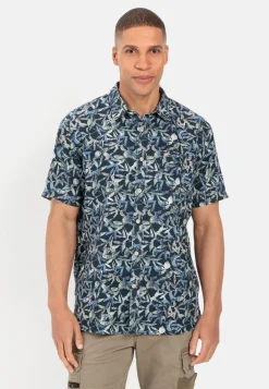 Herren Camel Active Hemden^Kurzarmhemd mit Allover-Print