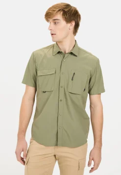 Herren Camel Active Hemden^Kurzarmhemd mit Cooling Effekt