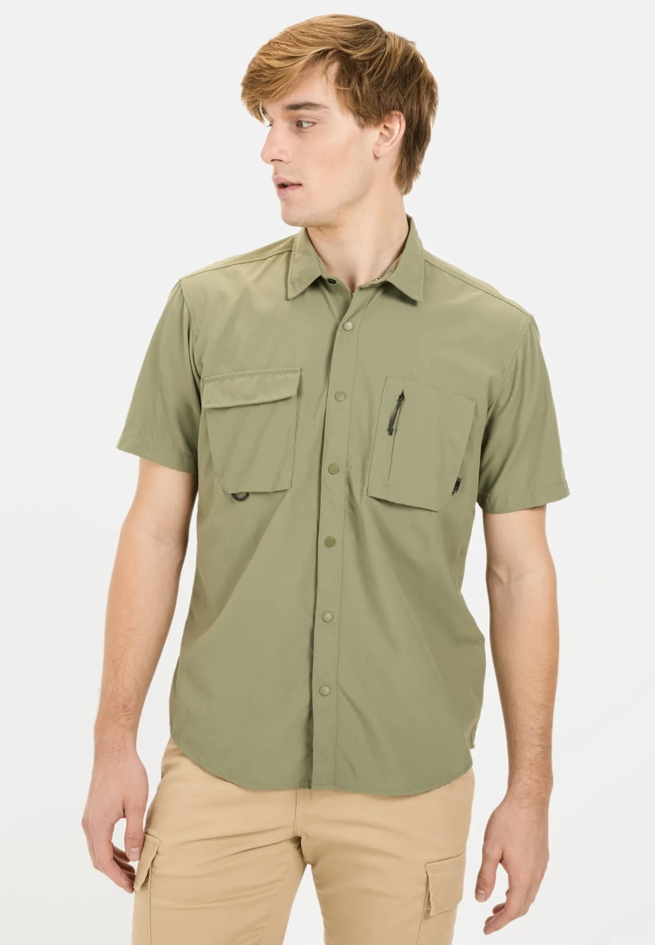 Herren Camel Active Hemden^Kurzarmhemd mit Cooling Effekt
