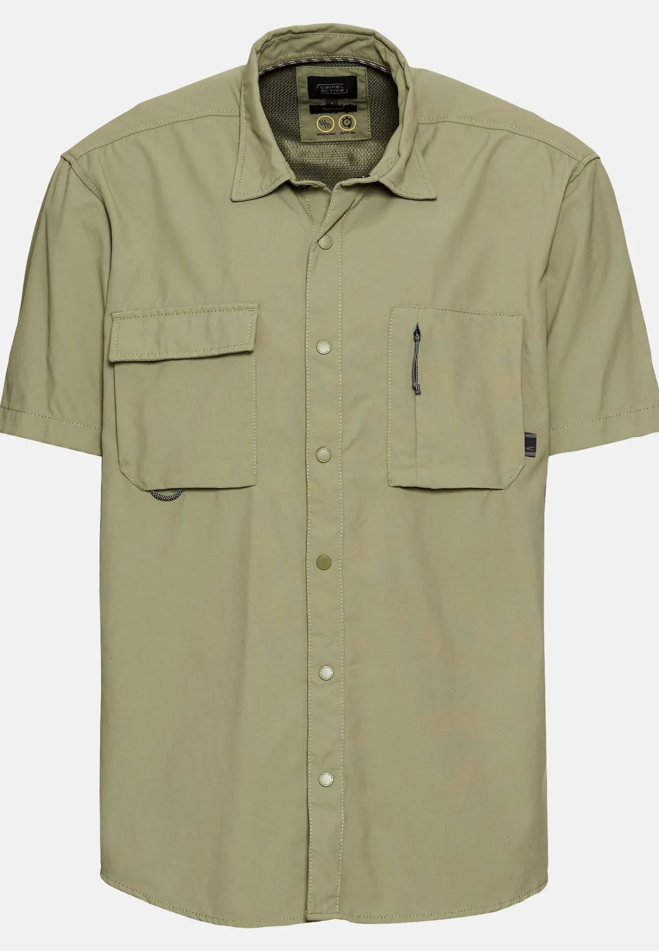 Herren Camel Active Hemden^Kurzarmhemd mit Cooling Effekt