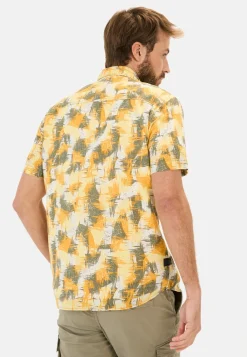 Herren Camel Active Hemden^Kurzarmhemd mit Strukturmuster
