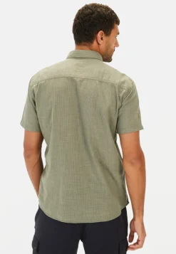 Herren Camel Active Hemden^Kurzarmhemd mit Strukturmuster