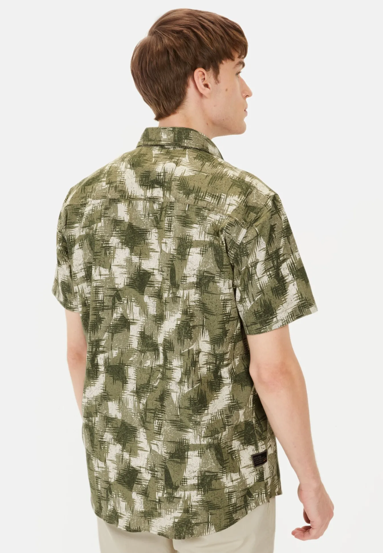 Herren Camel Active Hemden^Kurzarmhemd mit Strukturmuster