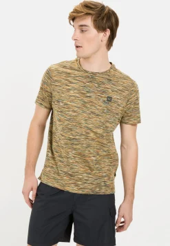 Herren Camel Active T-Shirts & Polos^Kurzarmshirt mit geripptem Kragen