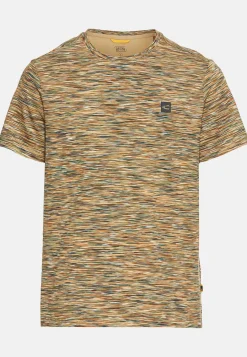 Herren Camel Active T-Shirts & Polos^Kurzarmshirt mit geripptem Kragen