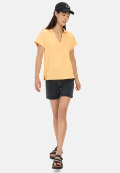 Damen Camel Active T-Shirts & Polos^Kurzarmshirt mit Polokragen