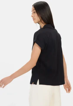 Damen Camel Active T-Shirts & Polos^Kurzarmshirt mit Polokragen