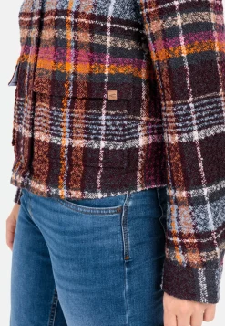 Damen Camel Active Jacken & Westen^Kurze Jacke im Karomuster