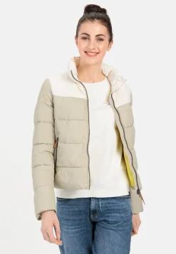 Damen Camel Active Jacken & Westen^Kurze Pufferjacke aus recyceltem Polyester