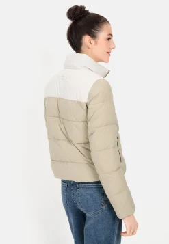Damen Camel Active Jacken & Westen^Kurze Pufferjacke aus recyceltem Polyester
