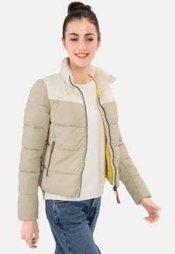 Damen Camel Active Jacken & Westen^Kurze Pufferjacke aus recyceltem Polyester