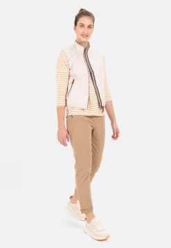 Damen Camel Active Jacken & Westen^Kurze Steppweste aus recyceltem Polyester