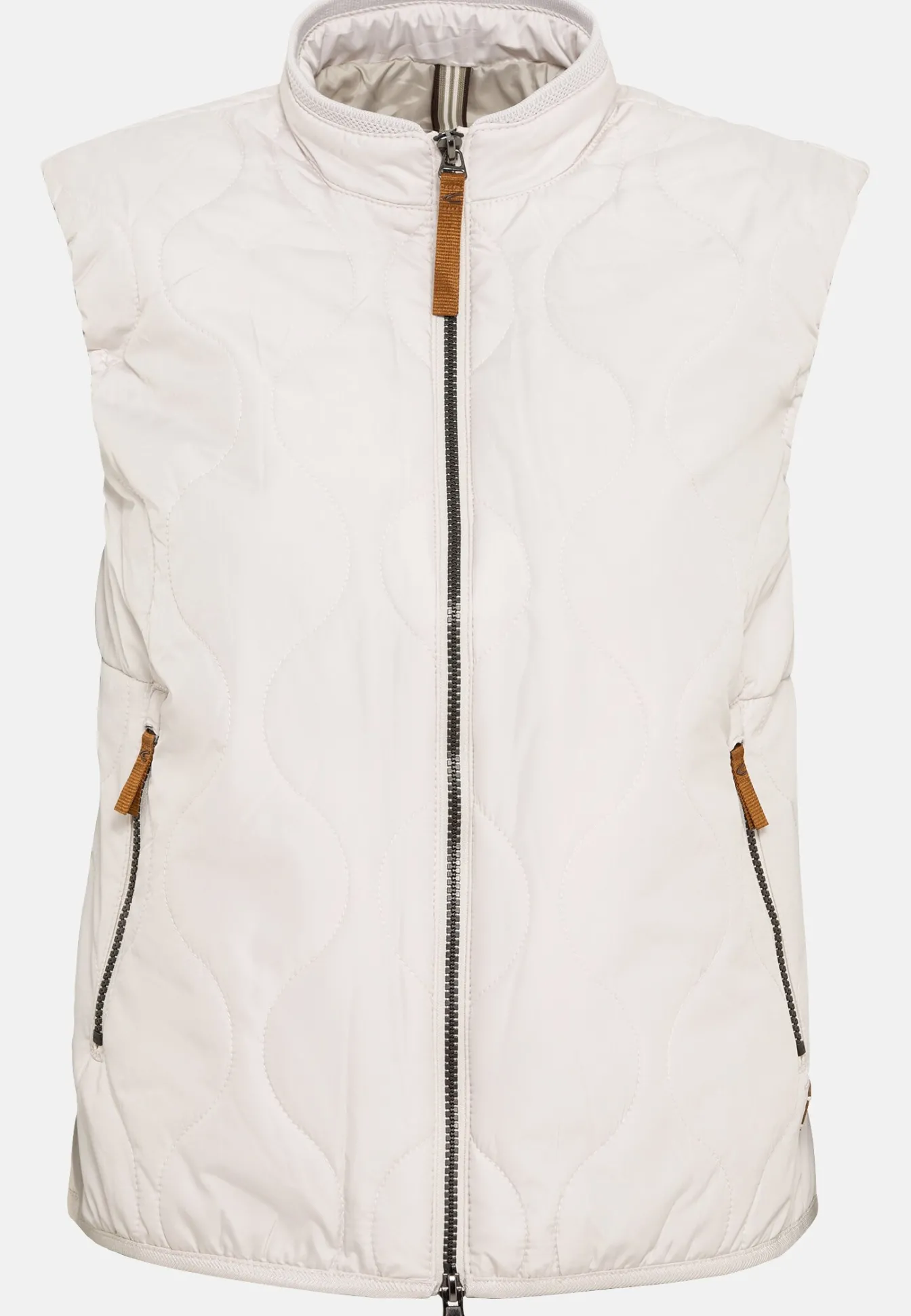 Damen Camel Active Jacken & Westen^Kurze Steppweste aus recyceltem Polyester