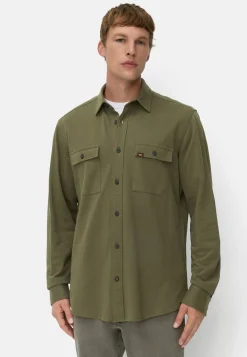 Herren Camel Active Hemden^Langarm Hemd aus reiner Baumwolle