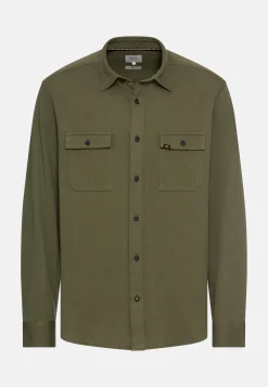 Herren Camel Active Hemden^Langarm Hemd aus reiner Baumwolle
