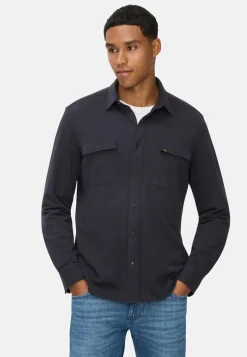 Herren Camel Active Hemden^Langarm Hemd aus reiner Baumwolle