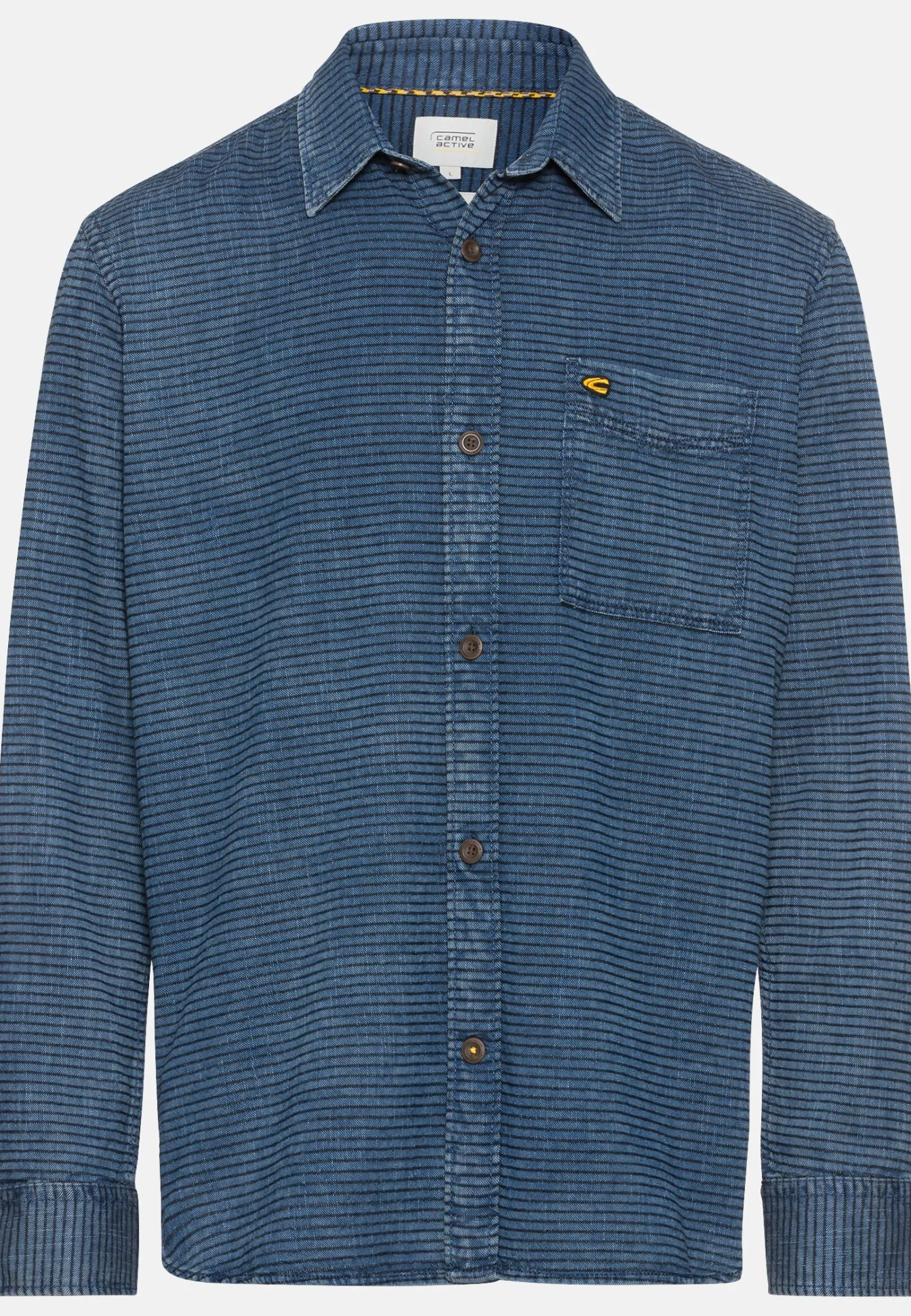 Herren Camel Active Hemden^Langarm Hemd im Overshirt-Look
