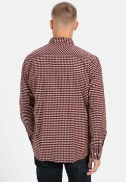Herren Camel Active Hemden^Langarm Hemd im Vichy-Karomuster