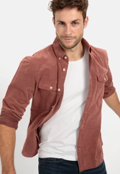 Herren Camel Active Hemden^Langarm Hemd in Regular Fit aus Cord