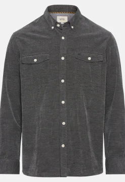 Herren Camel Active Hemden^Langarm Hemd in Regular Fit aus Cord