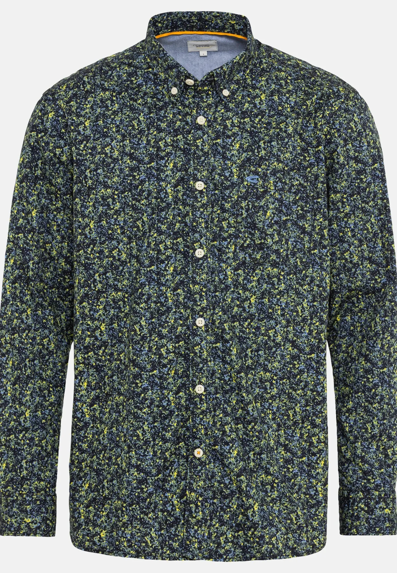 Herren Camel Active Hemden^Langarm Hemd mit Allover-Print