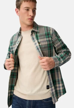 Herren Camel Active Hemden^Langarm Hemd mit Kentkragen und Brusttaschen