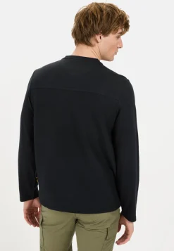 Herren Camel Active T-Shirts & Polos^Langarm Henley mit Brusttasche
