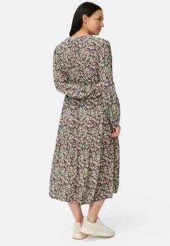 Damen Camel Active Kleider^Langarm Kleid aus reiner Viskose