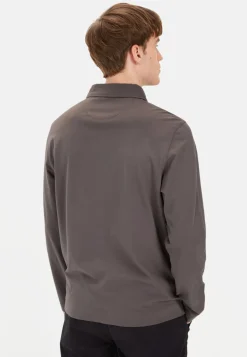 Herren Camel Active T-Shirts & Polos^Langarm Poloshirt aus reiner Baumwolle