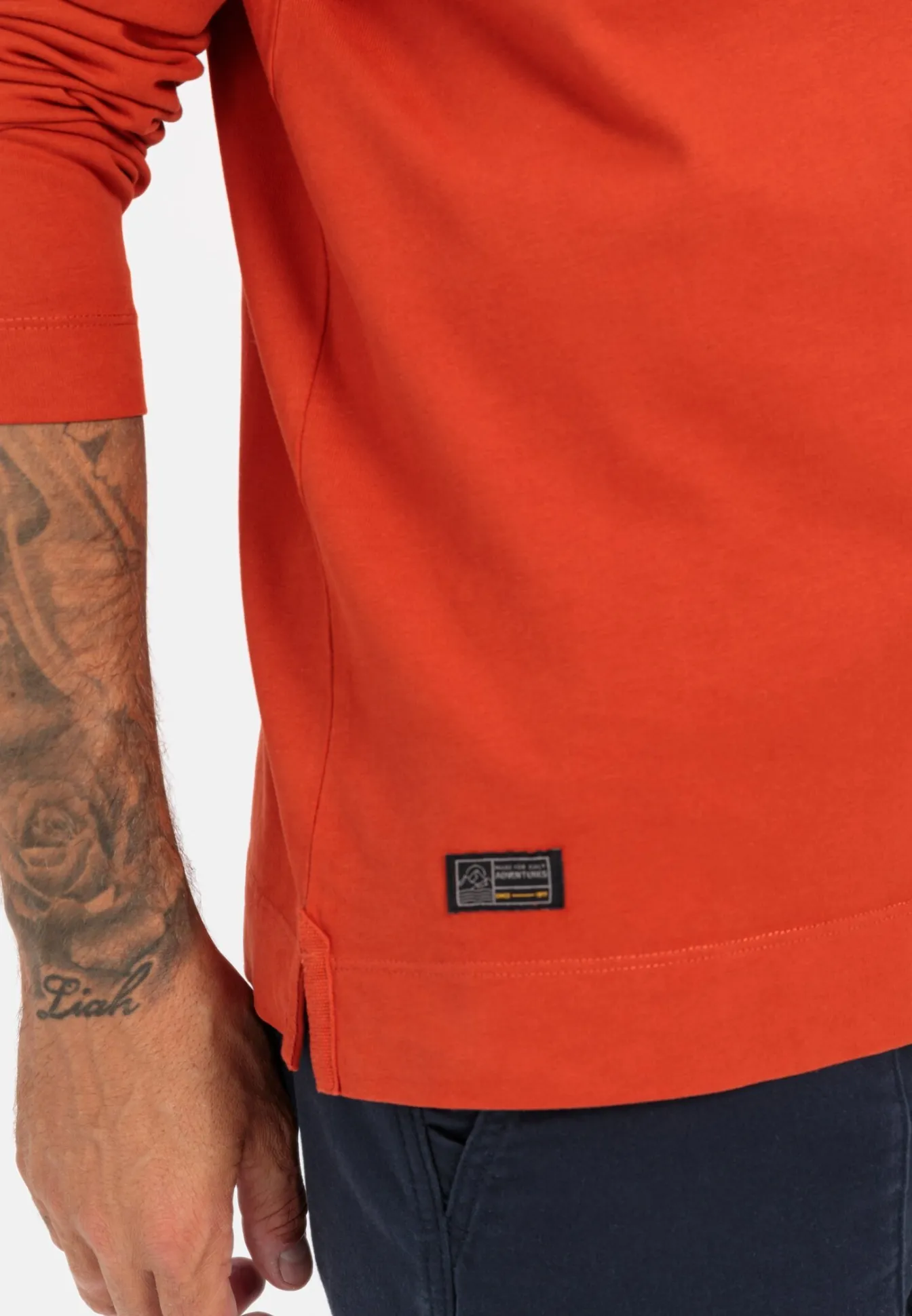 Herren Camel Active T-Shirts & Polos^Langarm Poloshirt aus zertifiziertem Organic Cotton